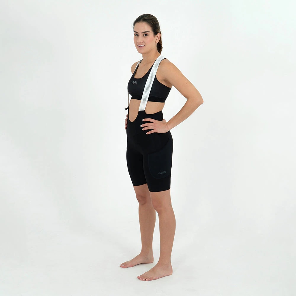 PANTALONETA CICLISMO EVANS CARGO NERO PARA MUJER - imagen 1