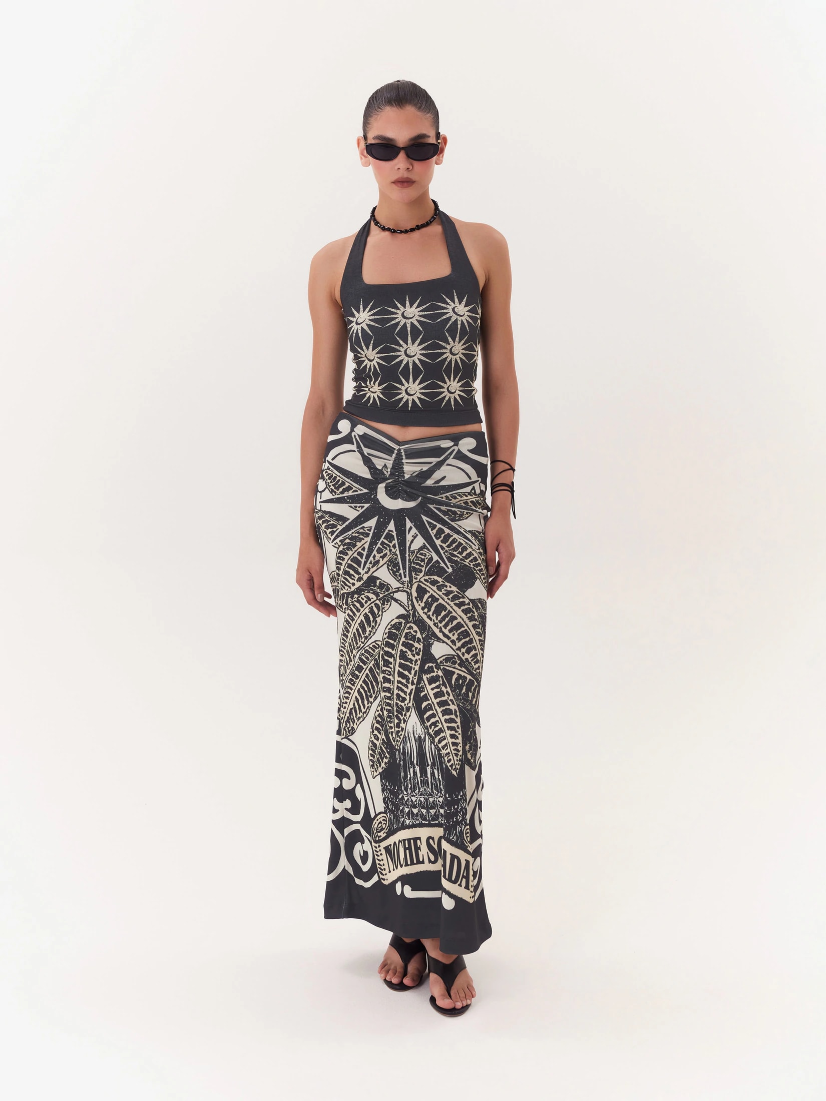 Halter Top Solar - Negro - imagen 1