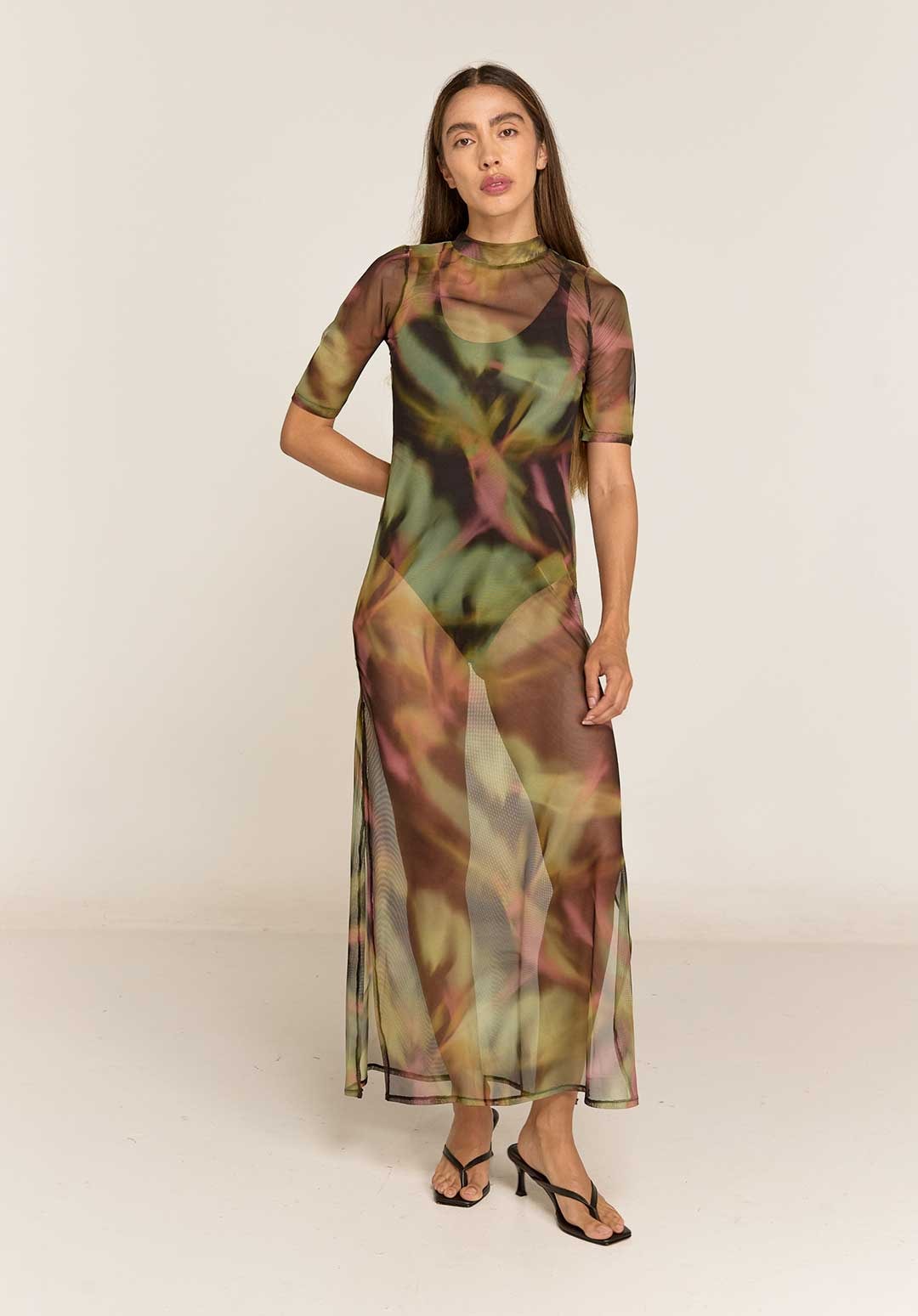 Vestido Mesh Bruma Blur - imagen 1