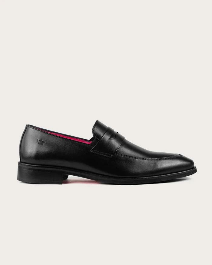 Mocasín Alessandro Negro Suela Clasica Sale - imagen 1