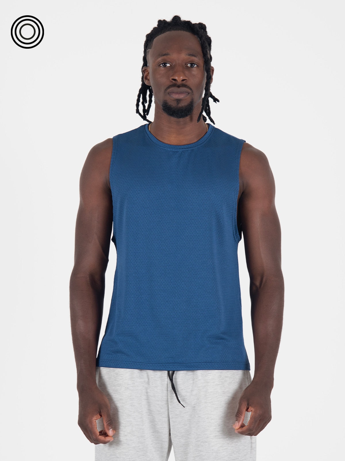 camisilla hombre panal azul rey - imagen 1