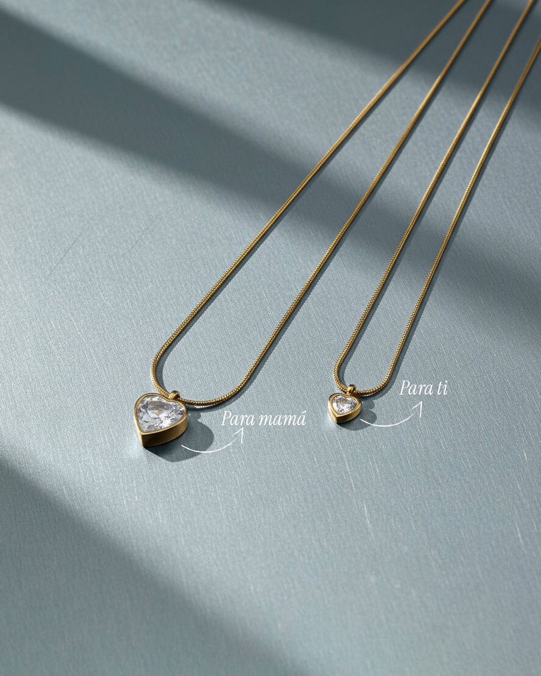 Collar Doble Corazón - imagen 1