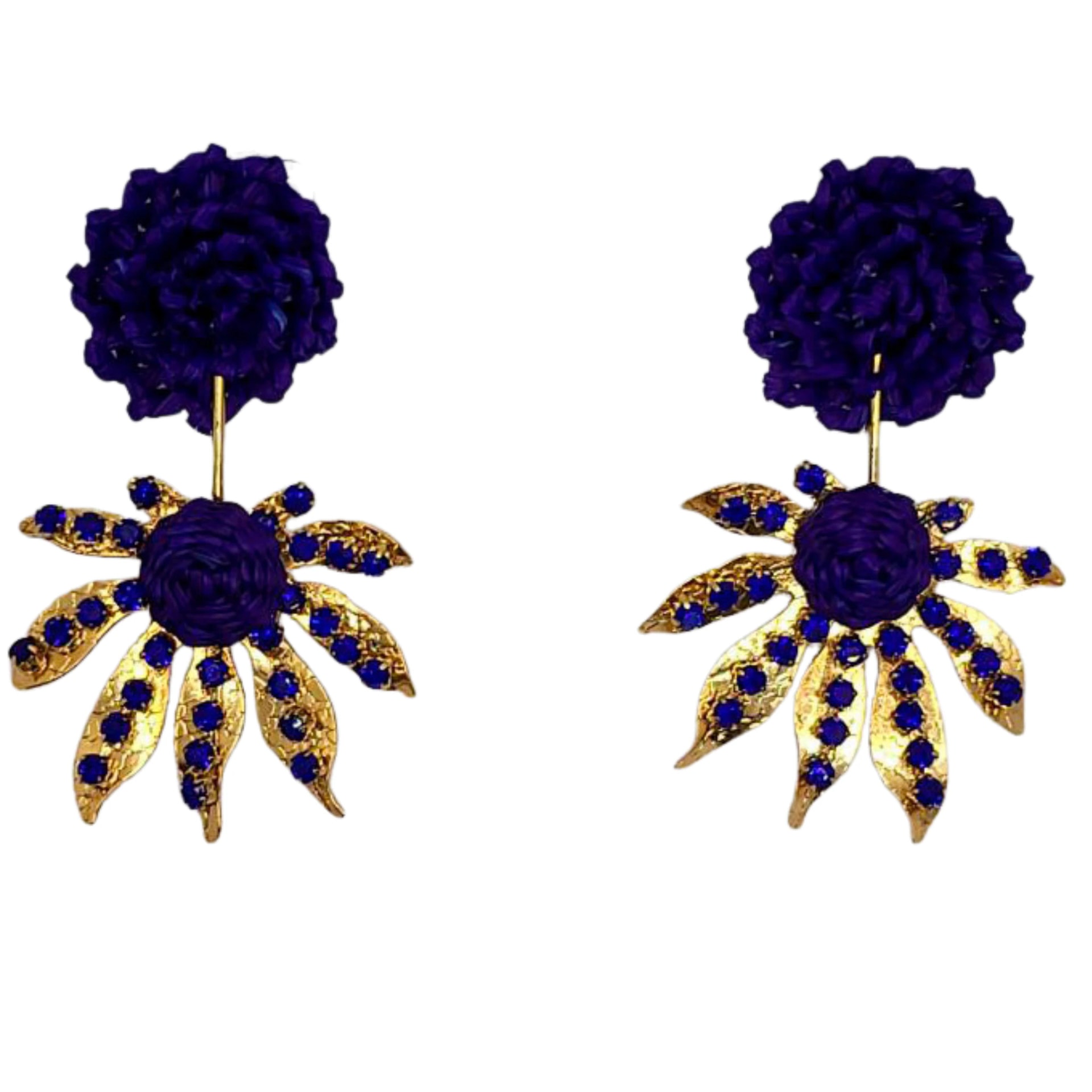 Divine Drops Blue Earrings - imagen 1