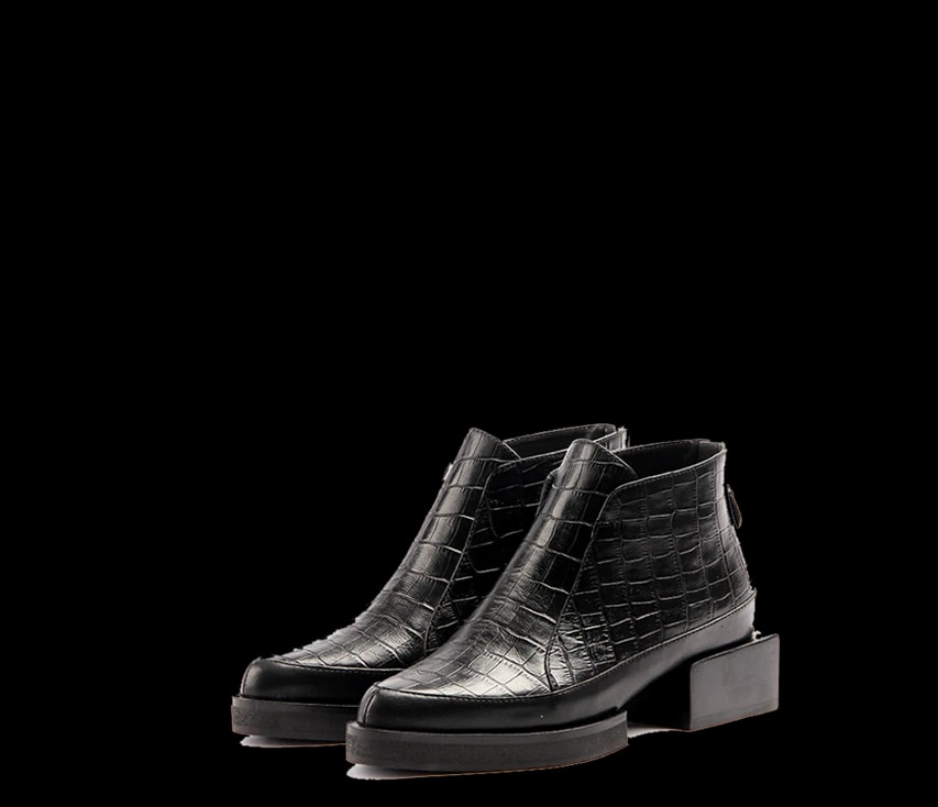 BEATRIZE BLACK CROCO - imagen 1