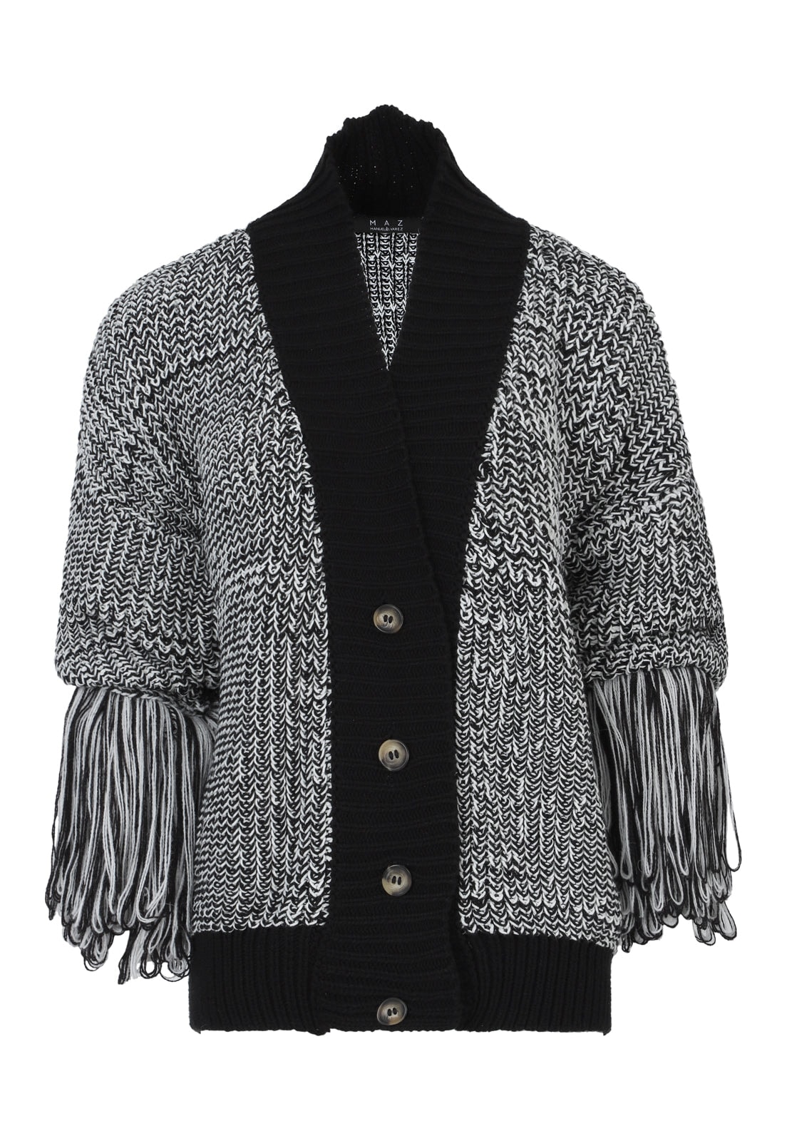 FRINGES MELANGE CARDIGAN - imagen 1