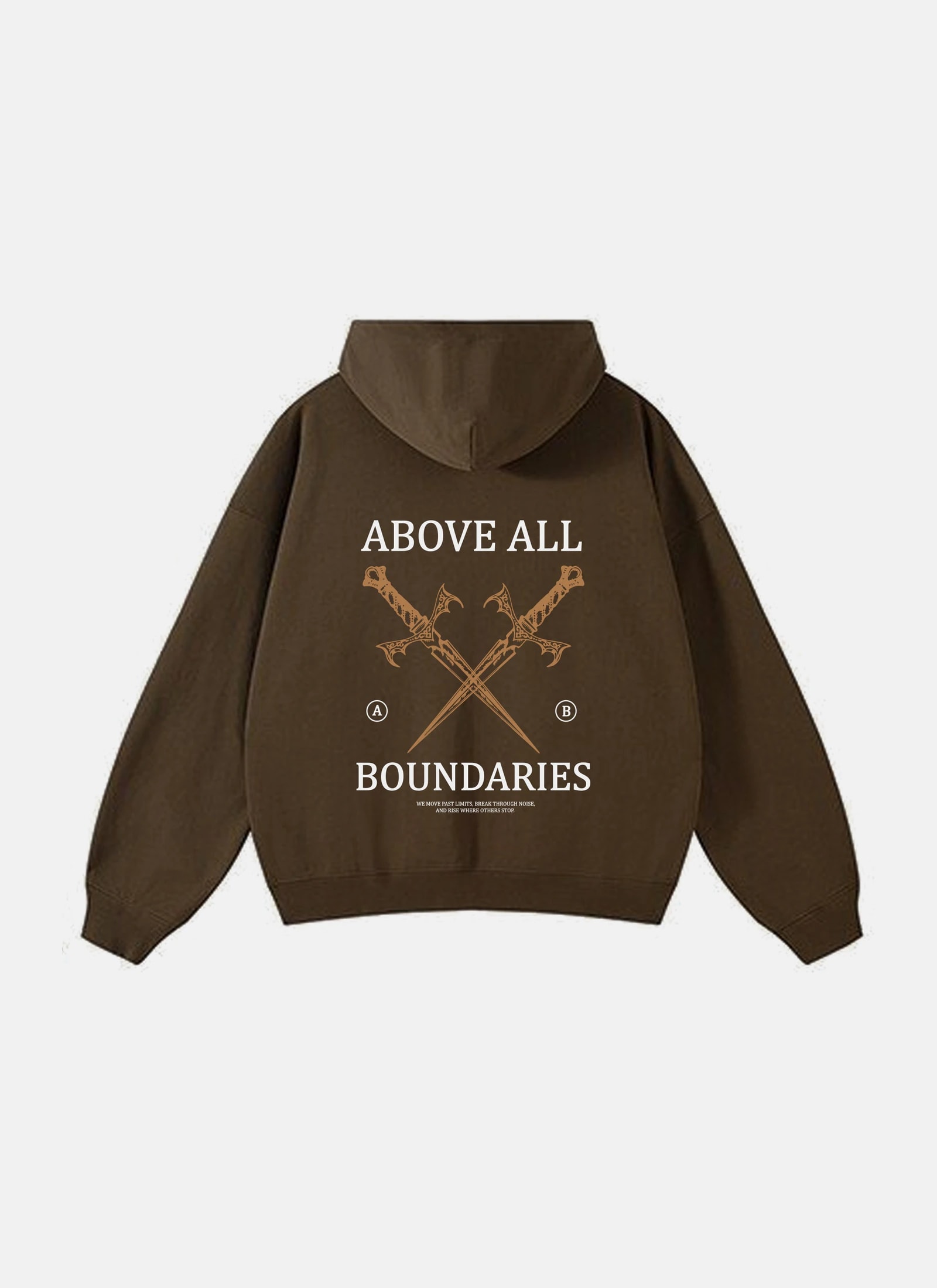 Boundaries Hoodie Brown - imagen 1