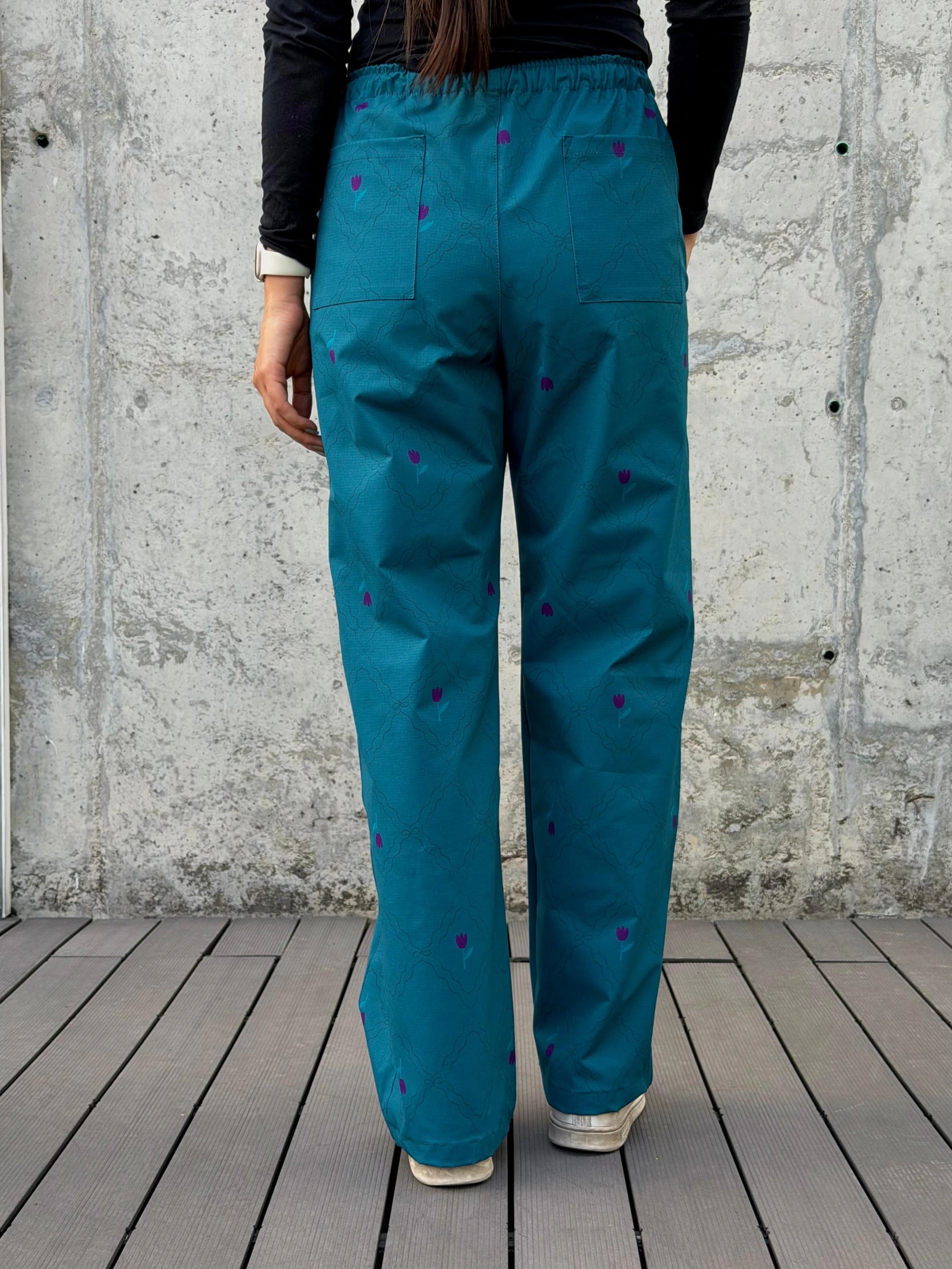 Pantalón Rombos Aqua - imagen 1