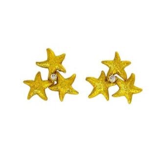 Aretes estrella de mar destello - imagen 1