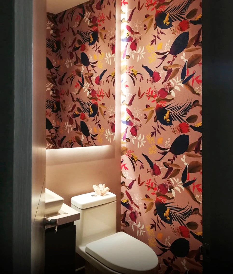 Wall Fabric Yellow Frogs - imagen 1