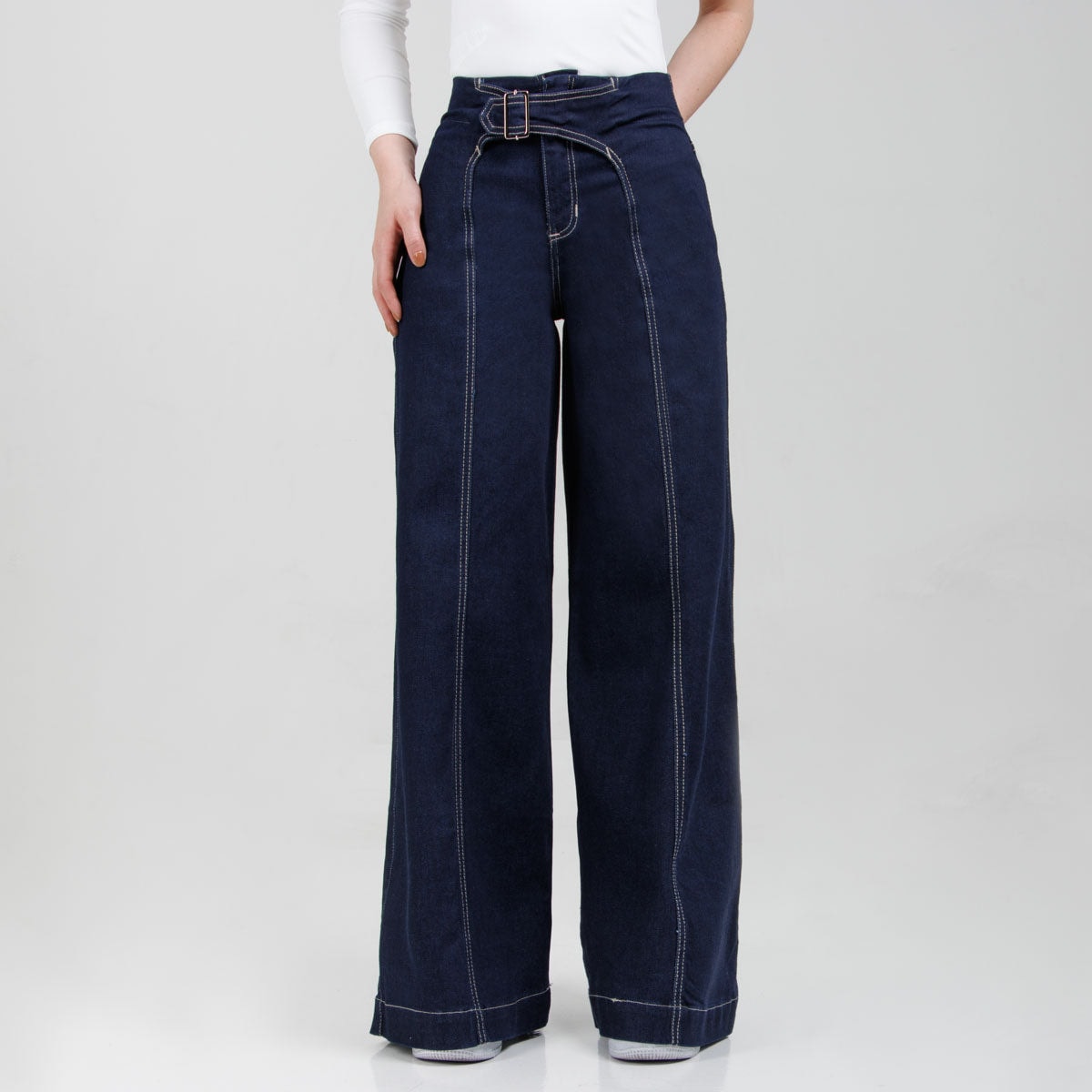 Jean Wide Leg  Ax-3057 LIcrado - imagen 1