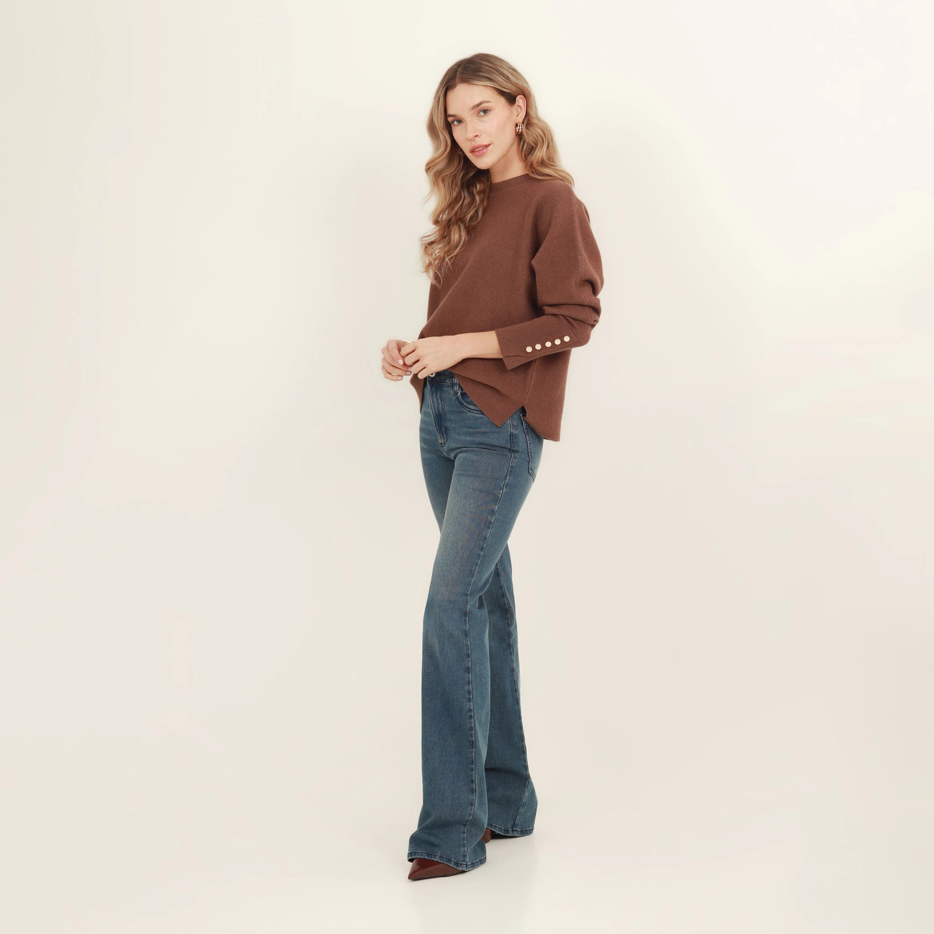 Jean Muse tiro bota flare - imagen 1