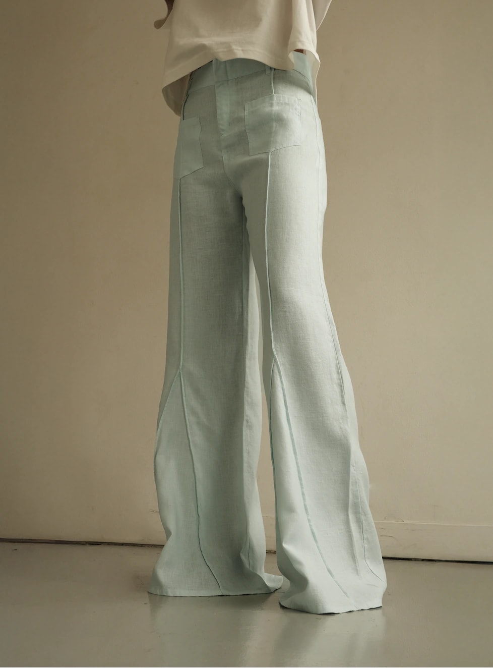 Pantalón Aire de lino | Azul claro - imagen 1