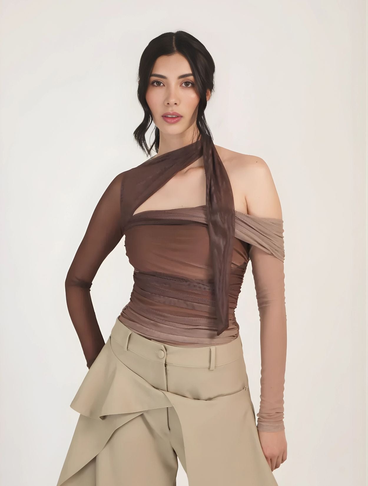 BODY ROSA DE MALLA - imagen 1