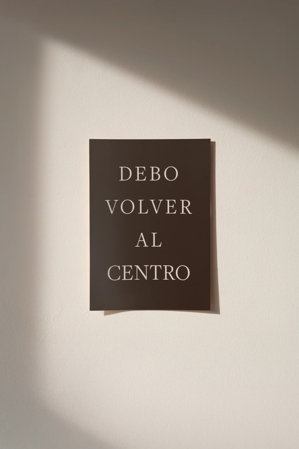 POSTER 30 X 40 - DEBO VOLVER AL CAMPO - imagen 1