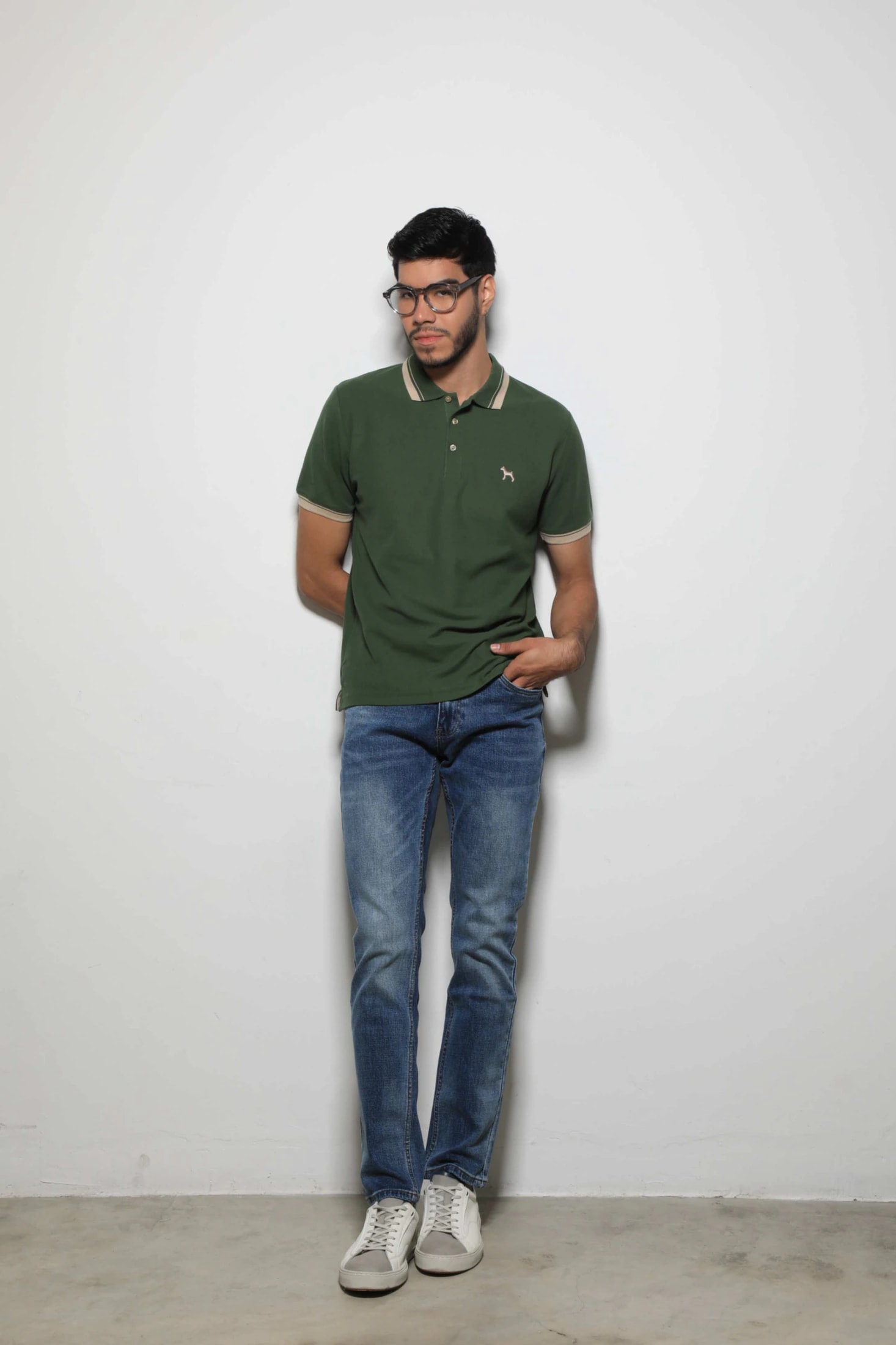 Polo Básica Verde - imagen 1