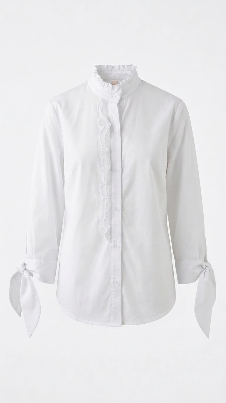 EVA RUFFLE BLOUSE - imagen 1