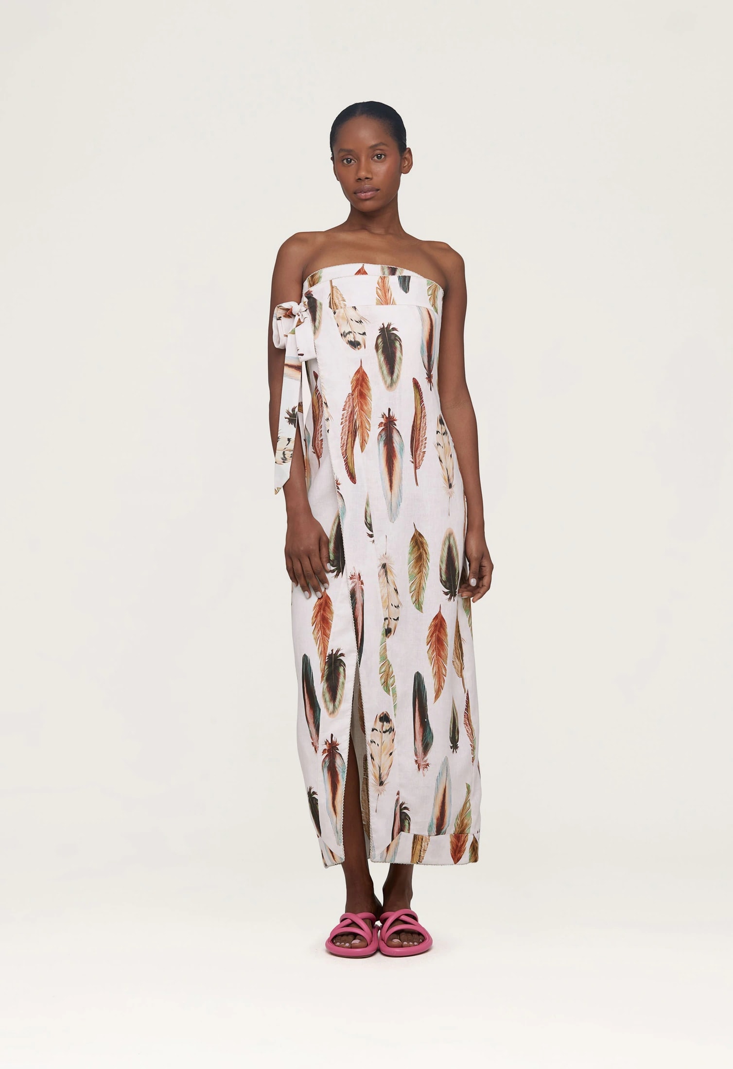 Noche Pluma Maxi Dress - imagen 1