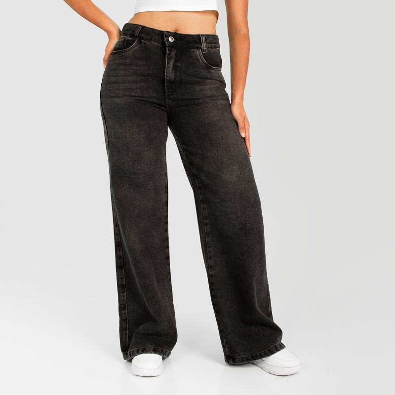 Jean Axspen Wide leg AX-2601 Gris - imagen 1