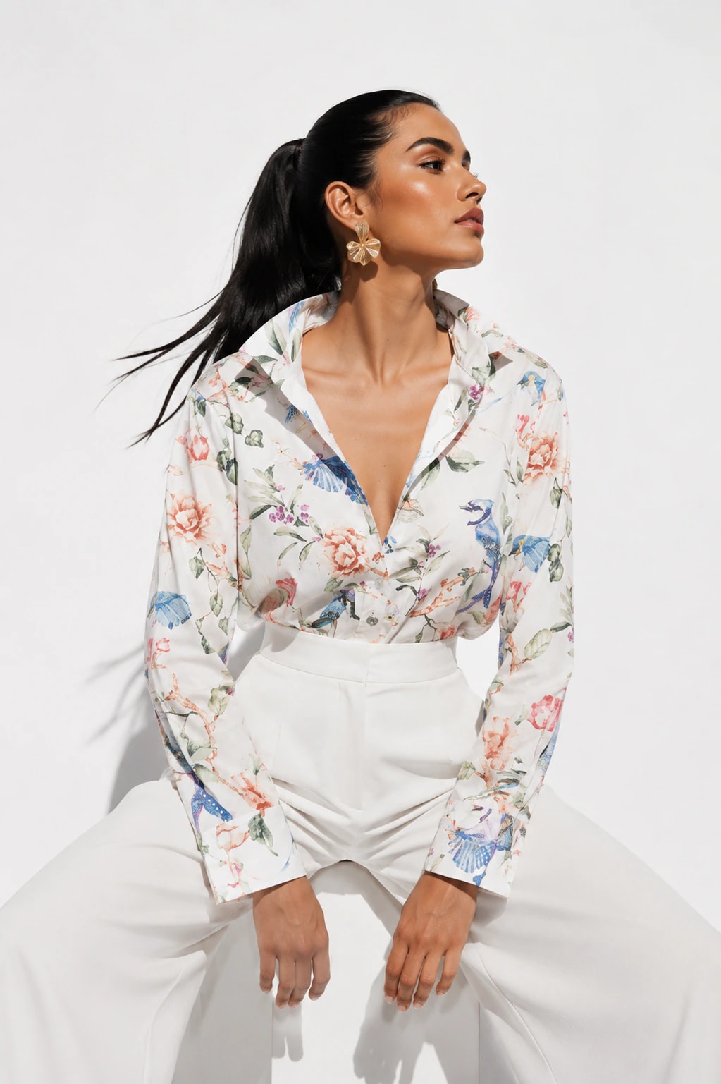 Blusa Cerrejon Pajaros Mix - imagen 1