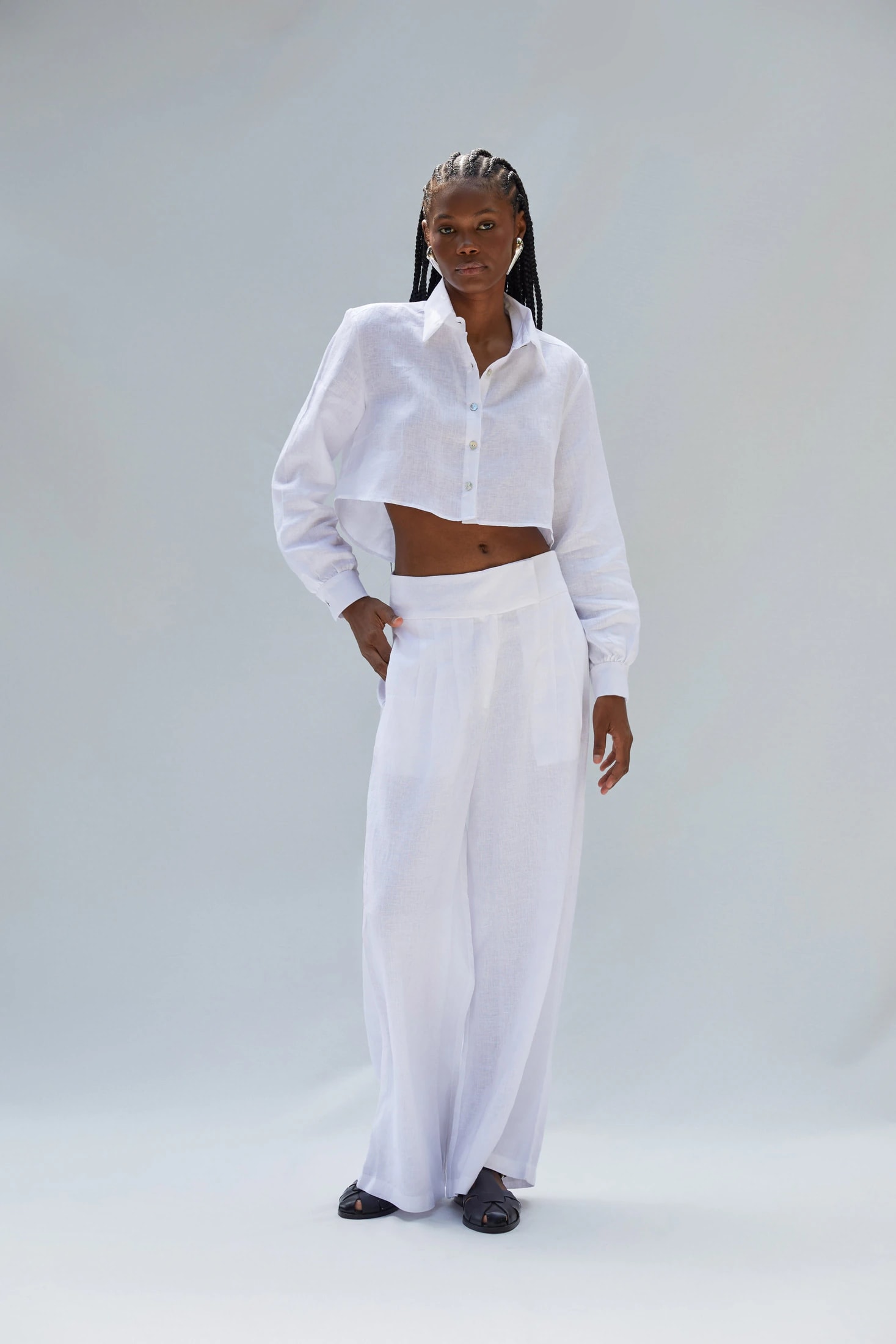 JEN PANTS WHITE - imagen 1