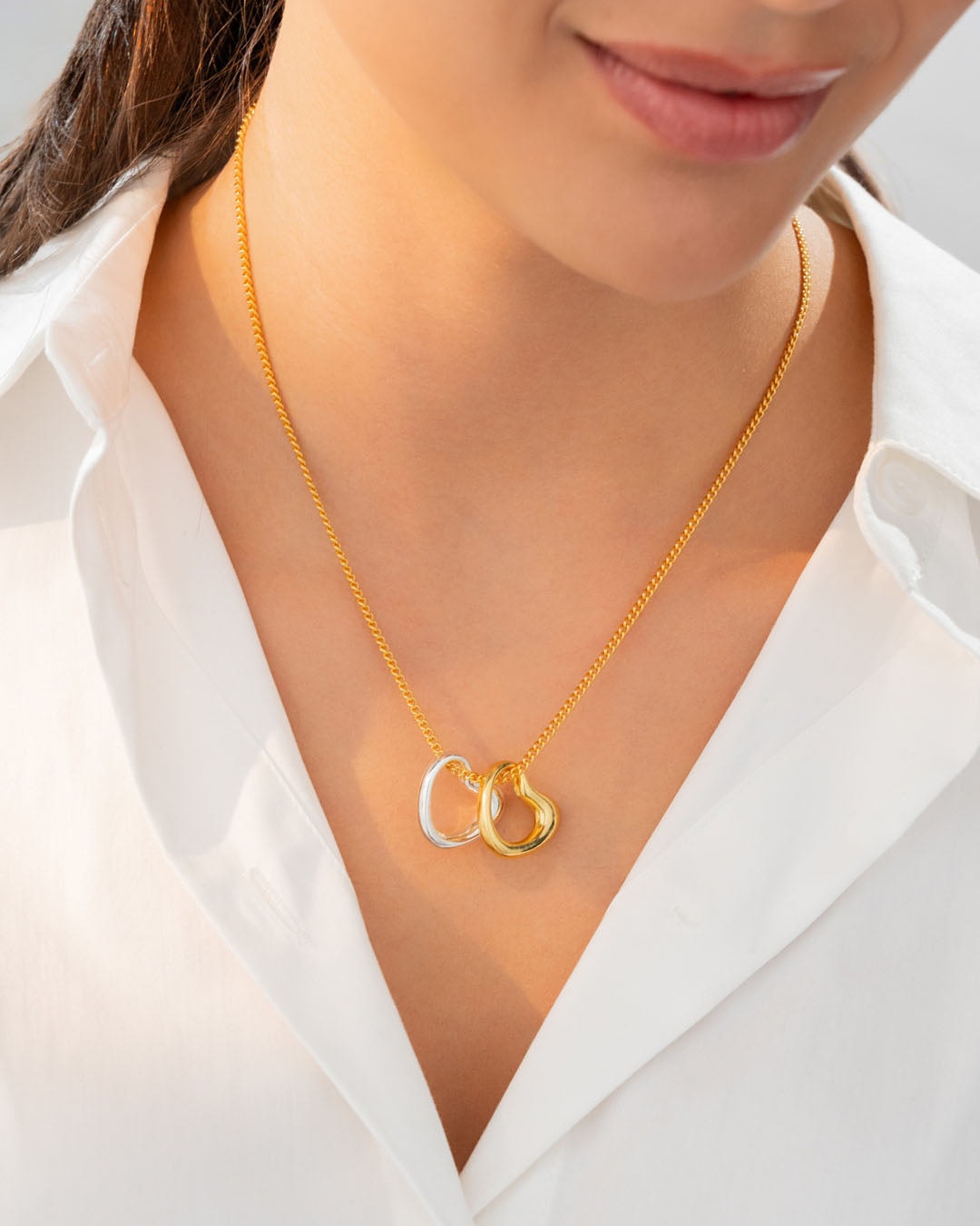 Collar Corazón Amorfo - imagen 1
