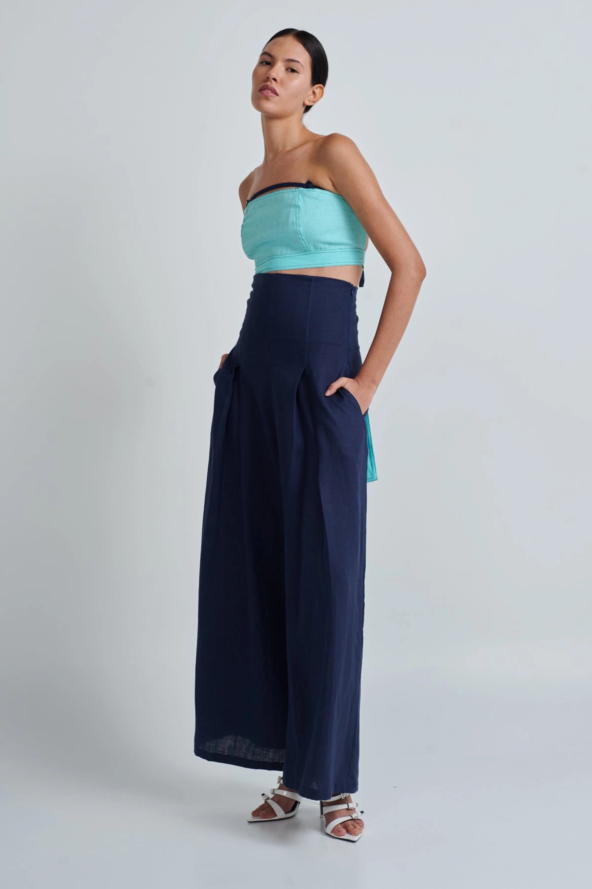 ATHINA PANTS NAVY - imagen 1