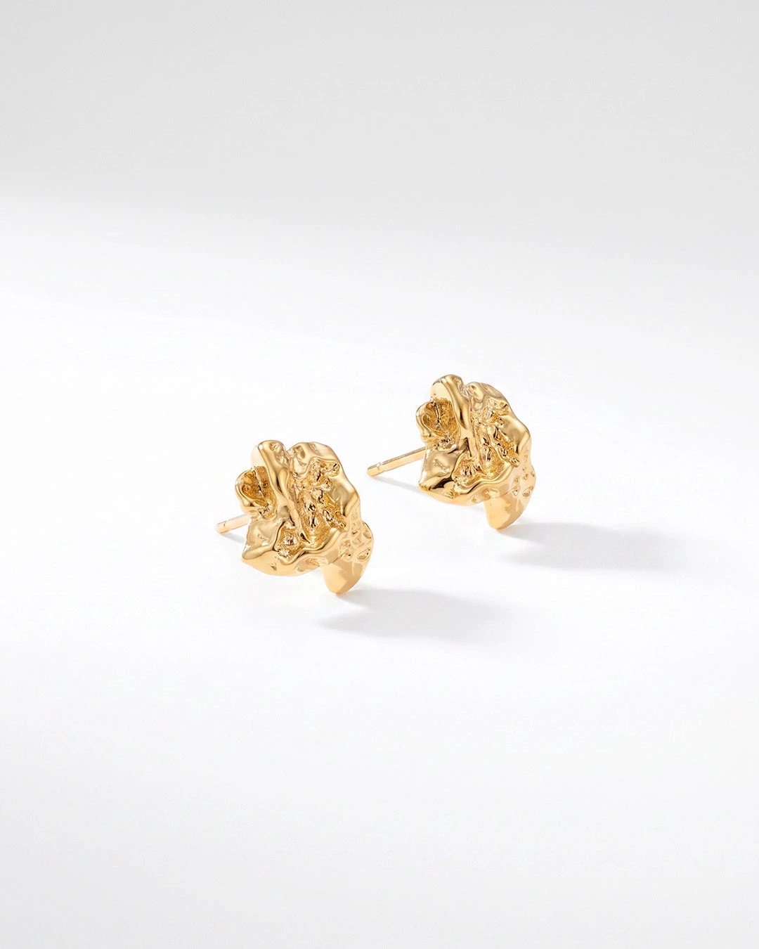 Aretes Tallados Oro - imagen 1