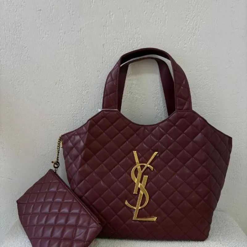BOLSO YSL VINOTINTO GRANDE - imagen 1