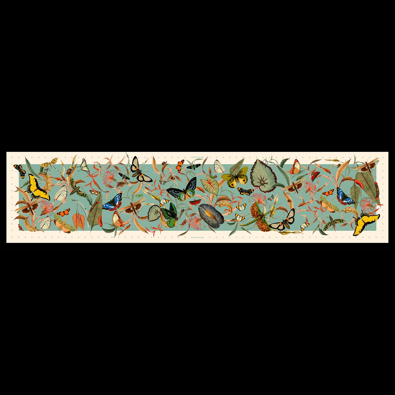 Pashmina - Butterfly Black - imagen 1