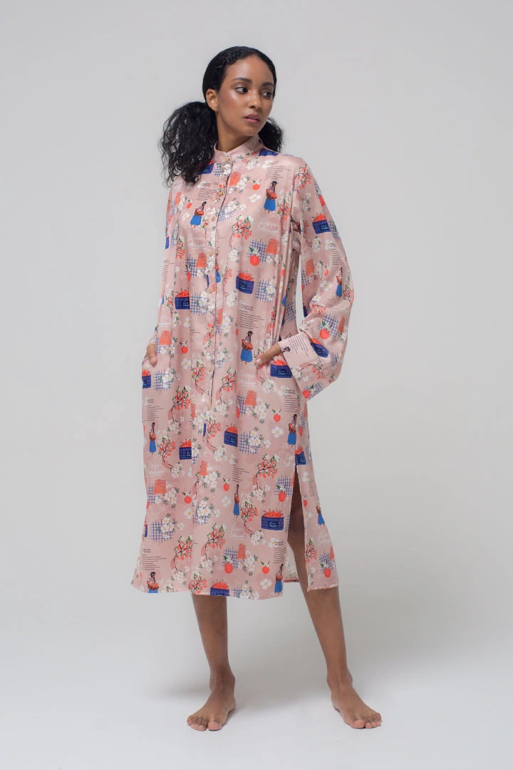 Blusón Unisex / Estampado Mantecada de Naranja - imagen 1