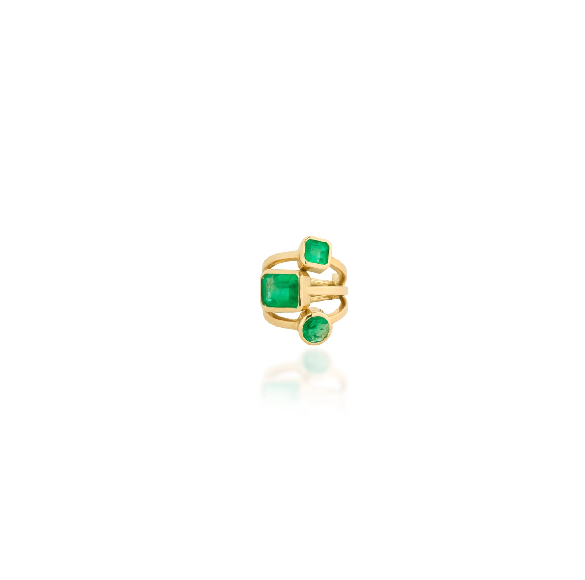 Ear cuff 3 Stone V3 - imagen 1