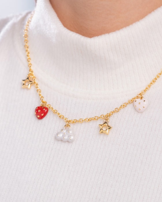 Collar Multicharms Nube - imagen 1