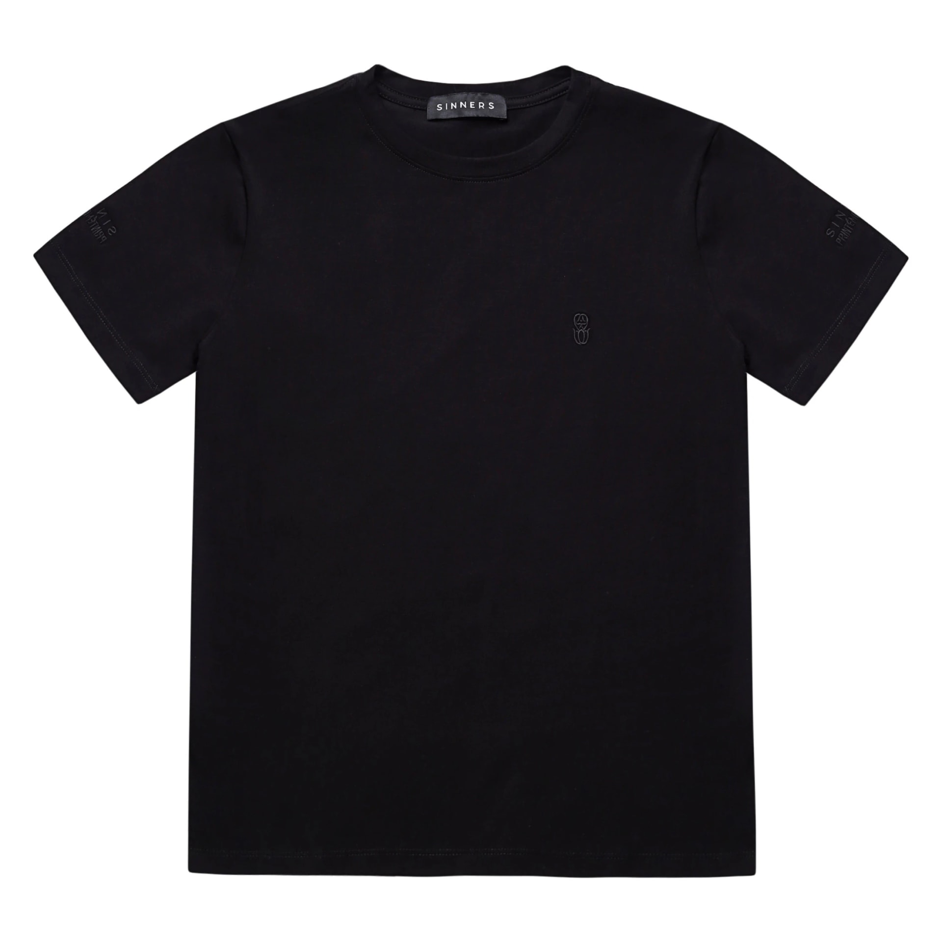 MONOGRAM SLIM BLACK T-SHIRT - imagen 1