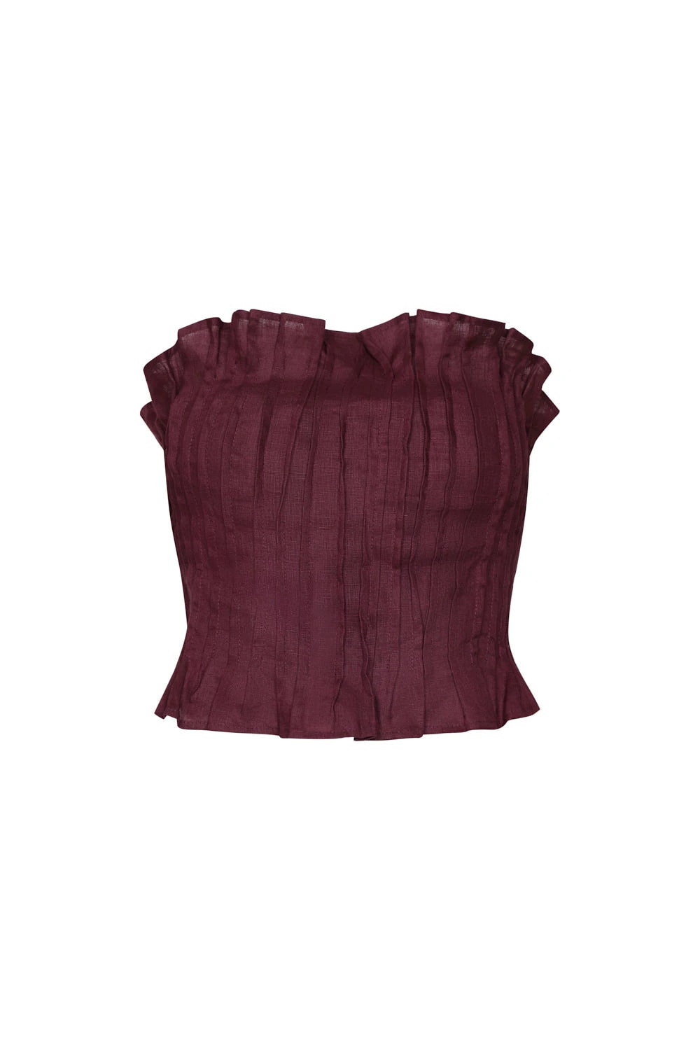 Crop top chiara vinotinto - imagen 1
