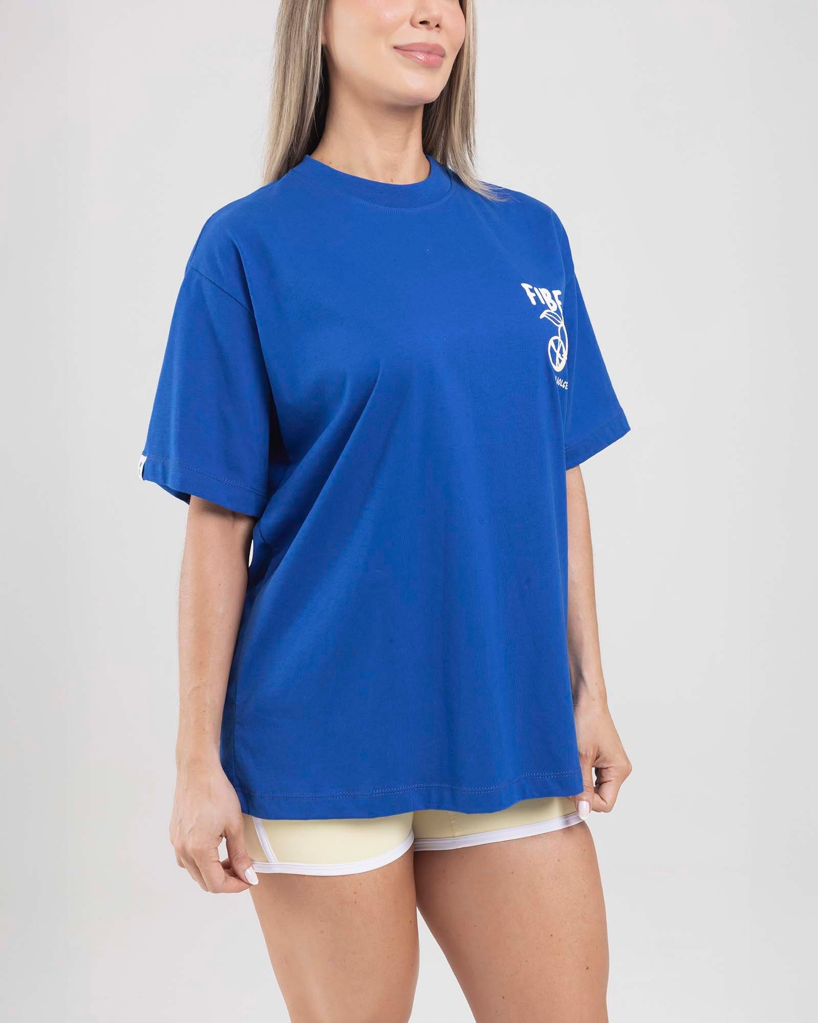 Camiseta oversize active dolcea zul rey FIBER - imagen 1