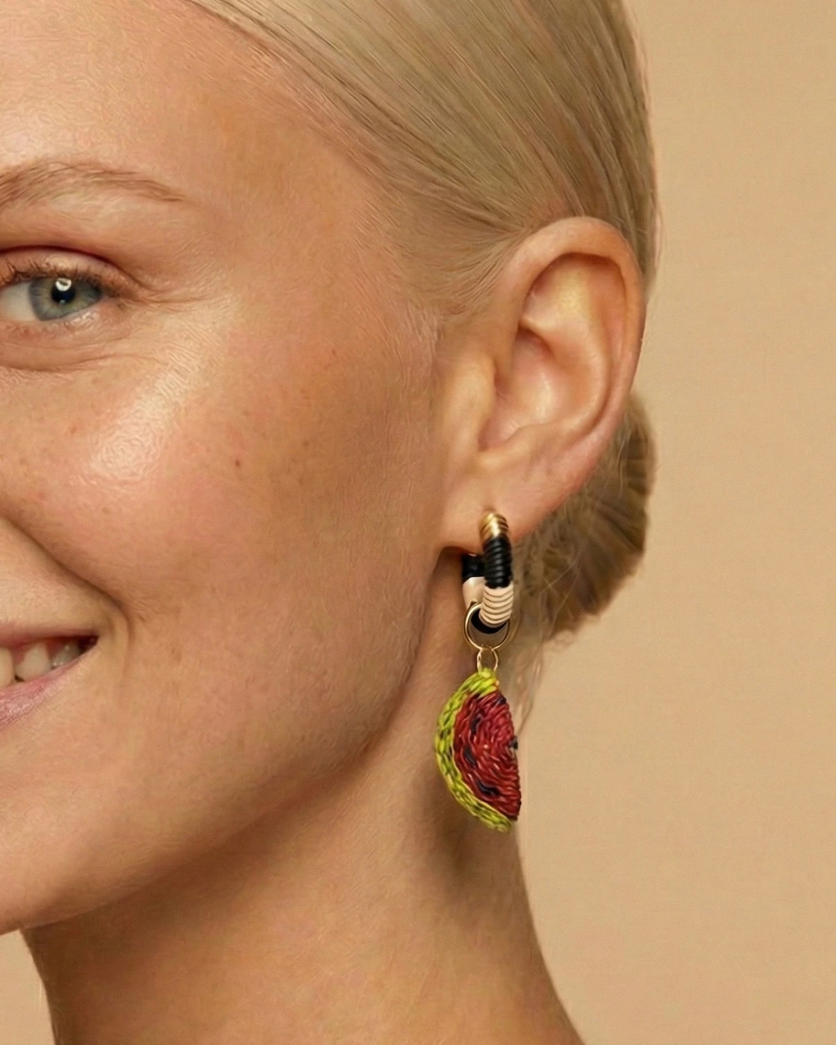Clarte Hoops + Removable Mini Charms - imagen 1