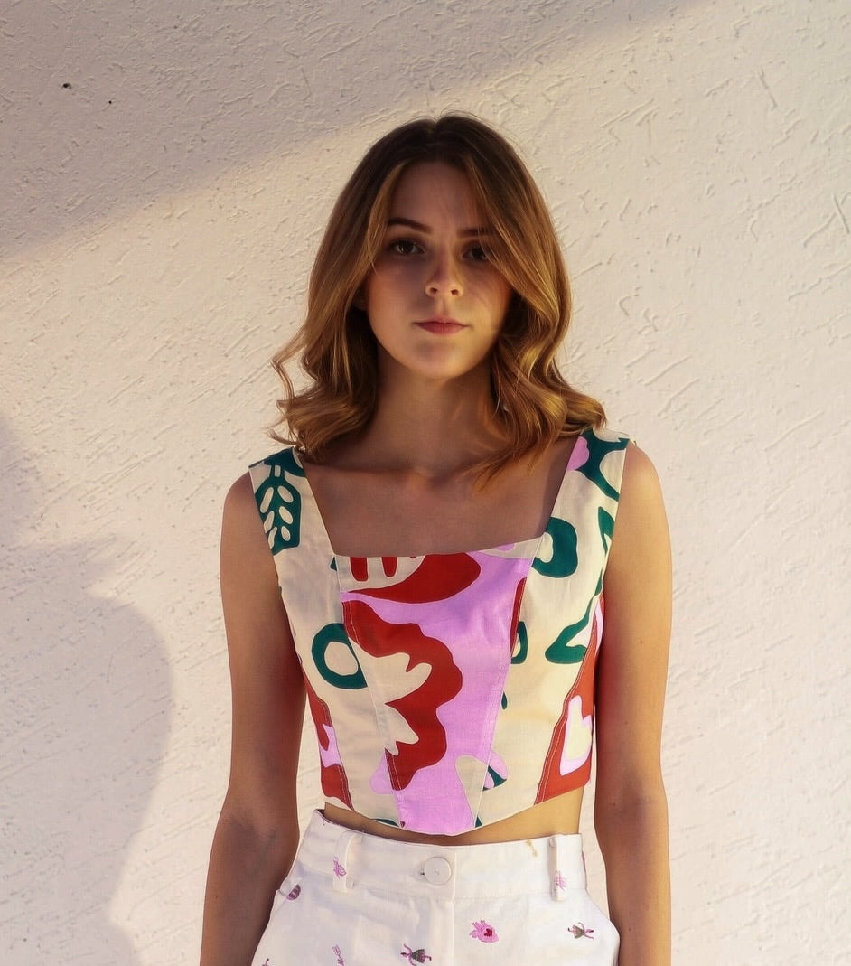 TOP VIVIR MULTICOLOR - imagen 1