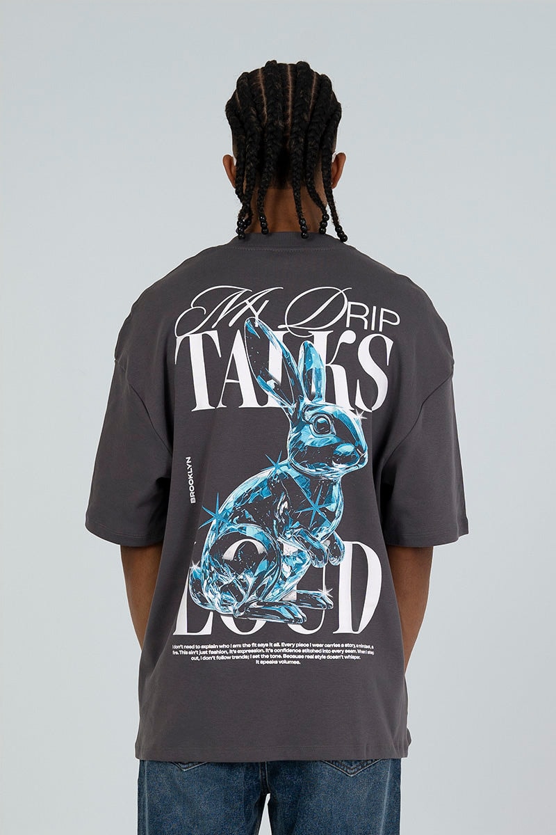 Camiseta oversize drip talks - imagen 1