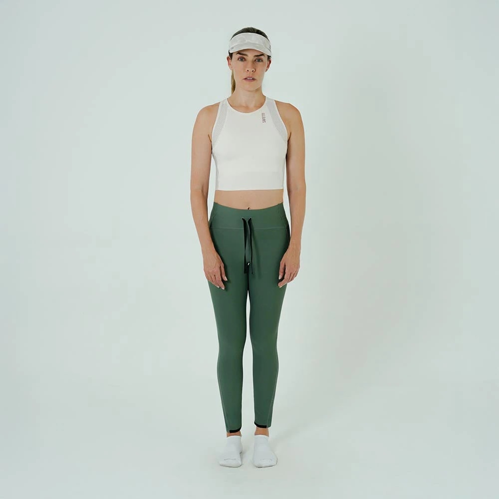PANTALON RUNNING BIO ACTIVE OLIVA PARA MUJER - imagen 1