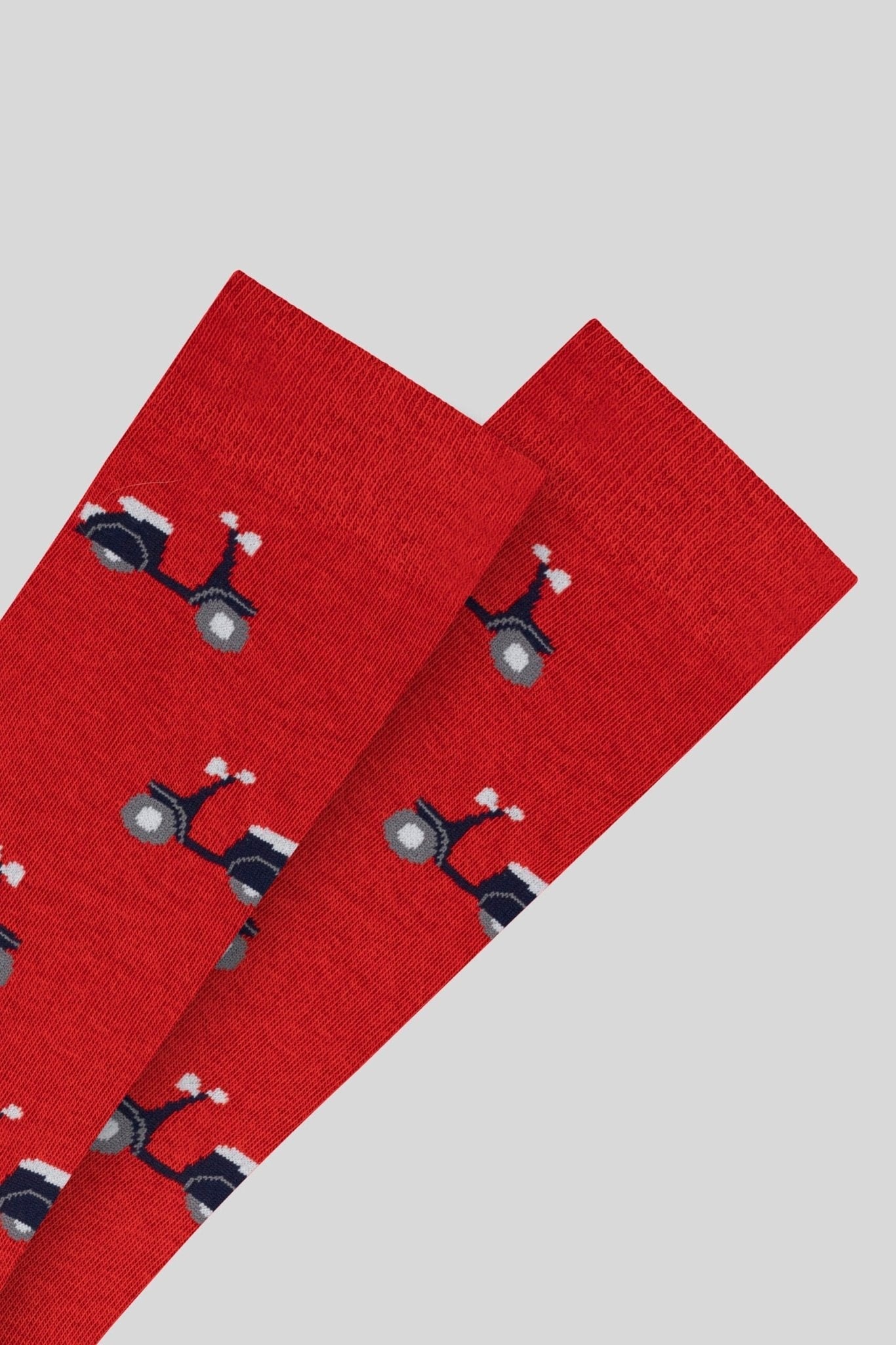 men's vespa sock rojo - imagen 1