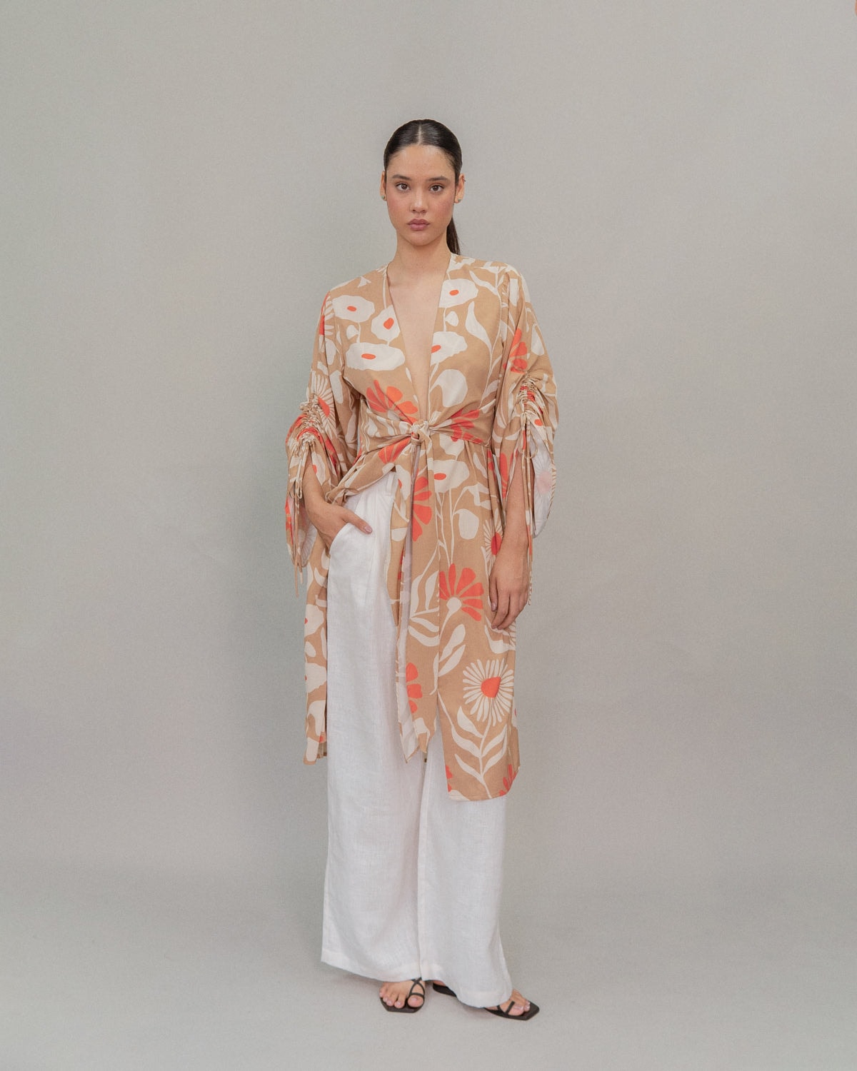 Kimono Dalia Naranja - imagen 1