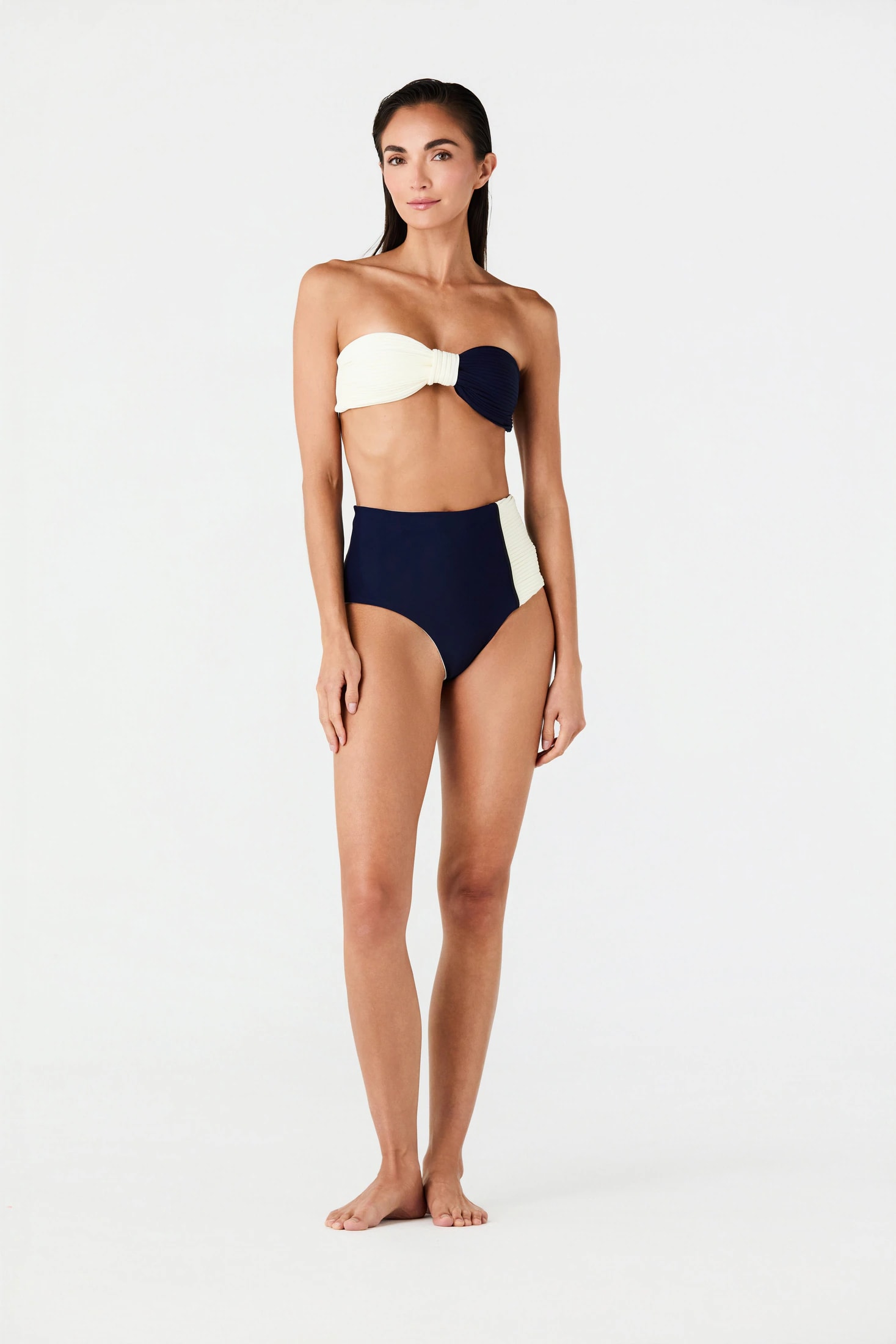 Frida Bottom / Navy - Ivory - imagen 1