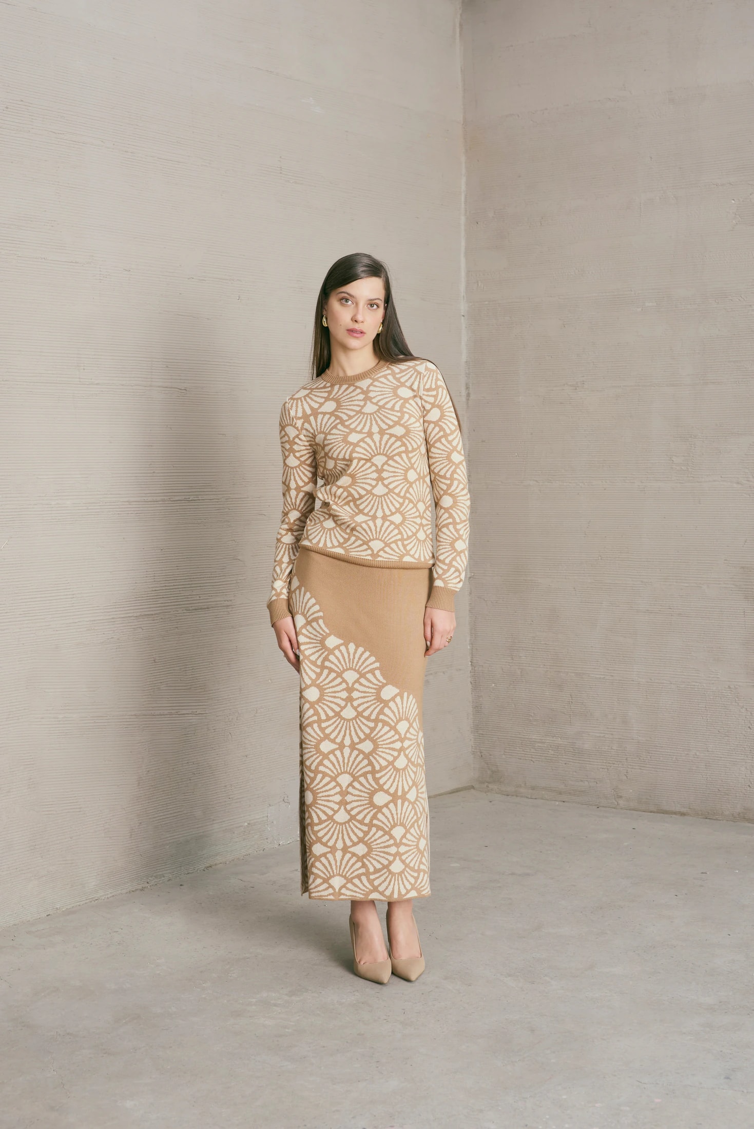 Saco Venus Camel-Beige - imagen 1