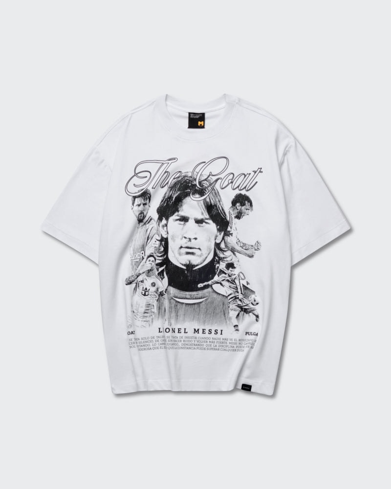 Camiseta Blanca Oversize - Edición The King Of The Game - imagen 1
