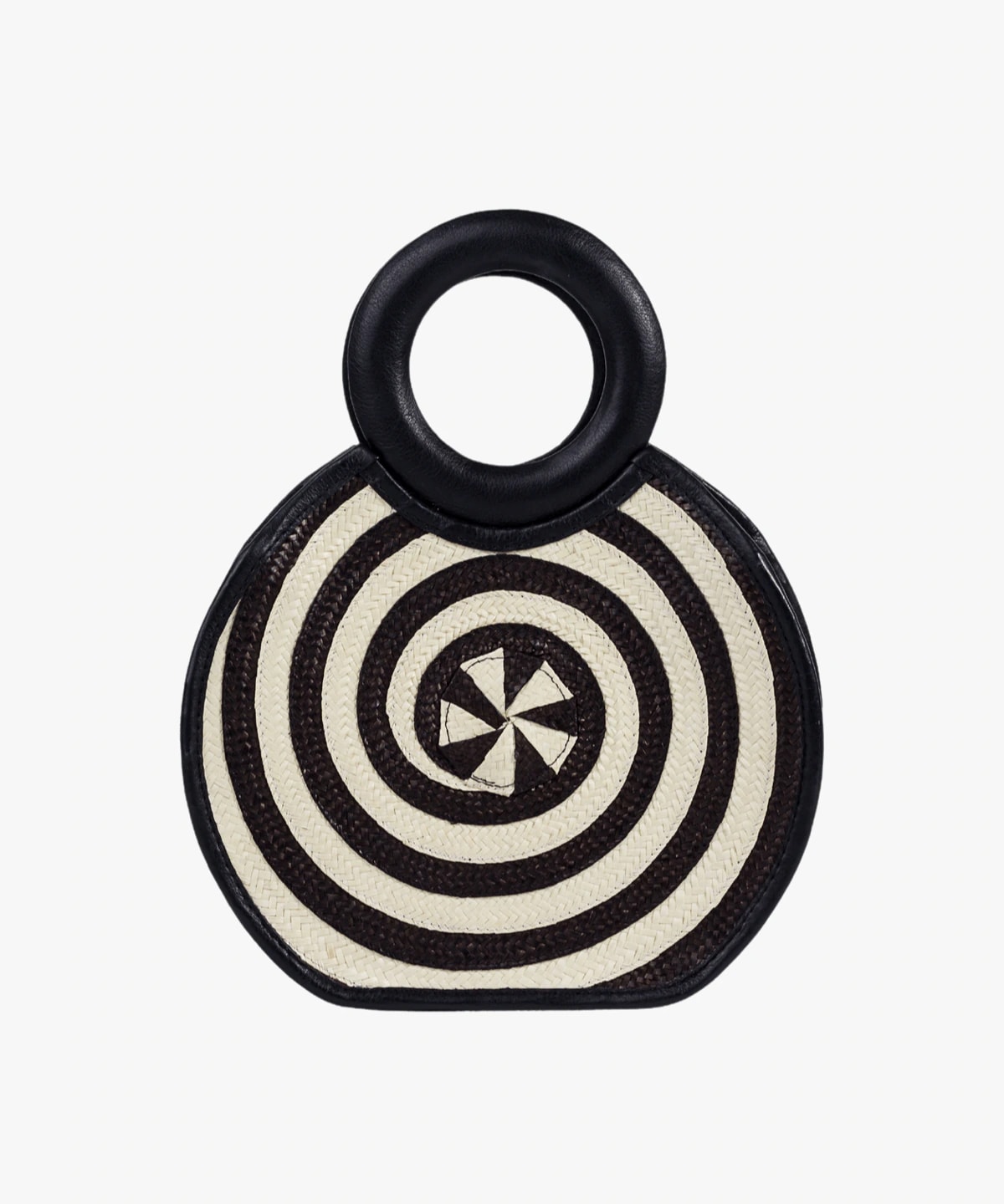 Zenú Mini in Raffia and Leather - imagen 1