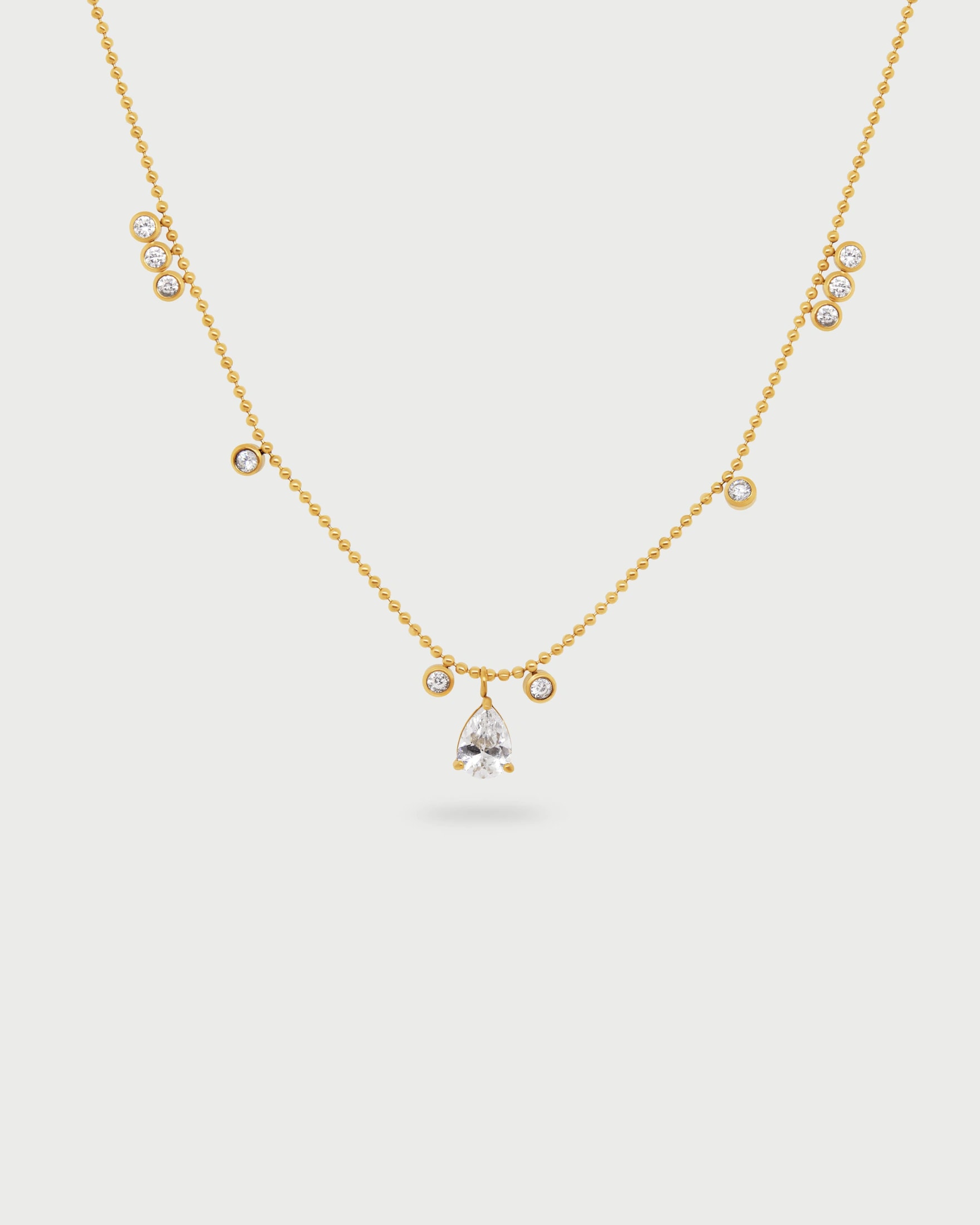 Collar Balines y Cristales - imagen 1
