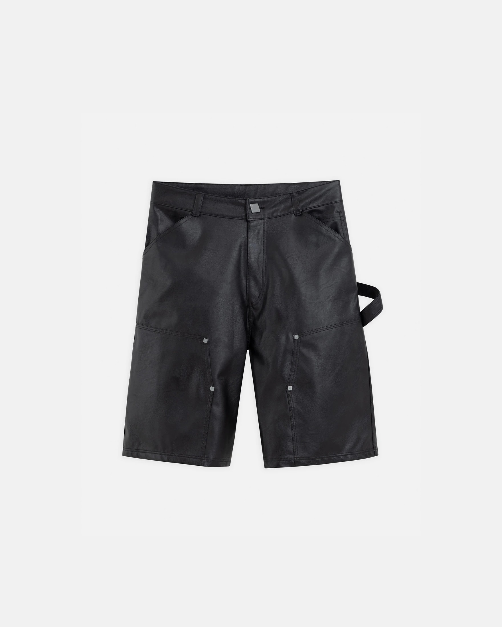 Capsule Basic Pleather Shorts Black - imagen 1