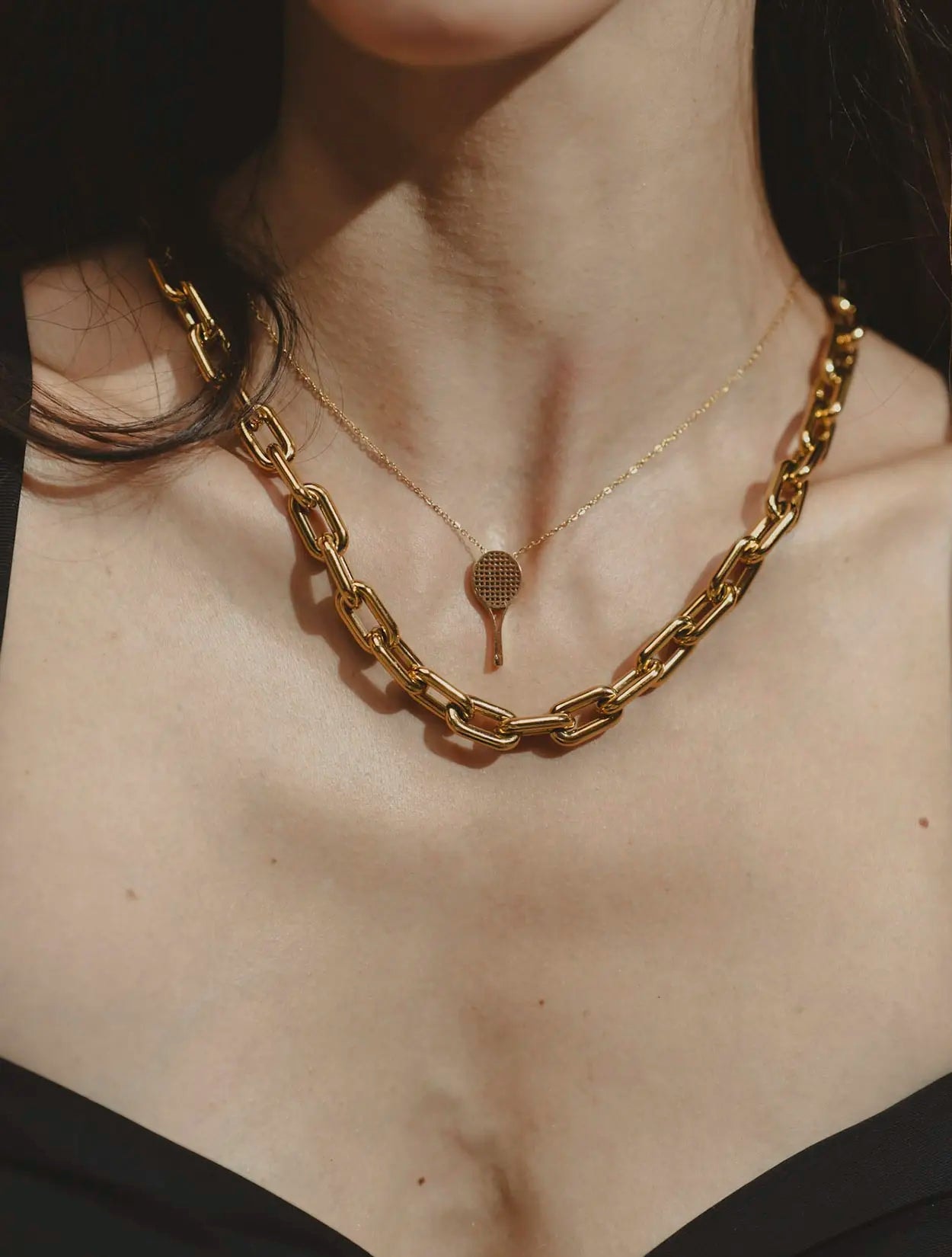 COLLAR RAQUETA DE TENIS - imagen 1