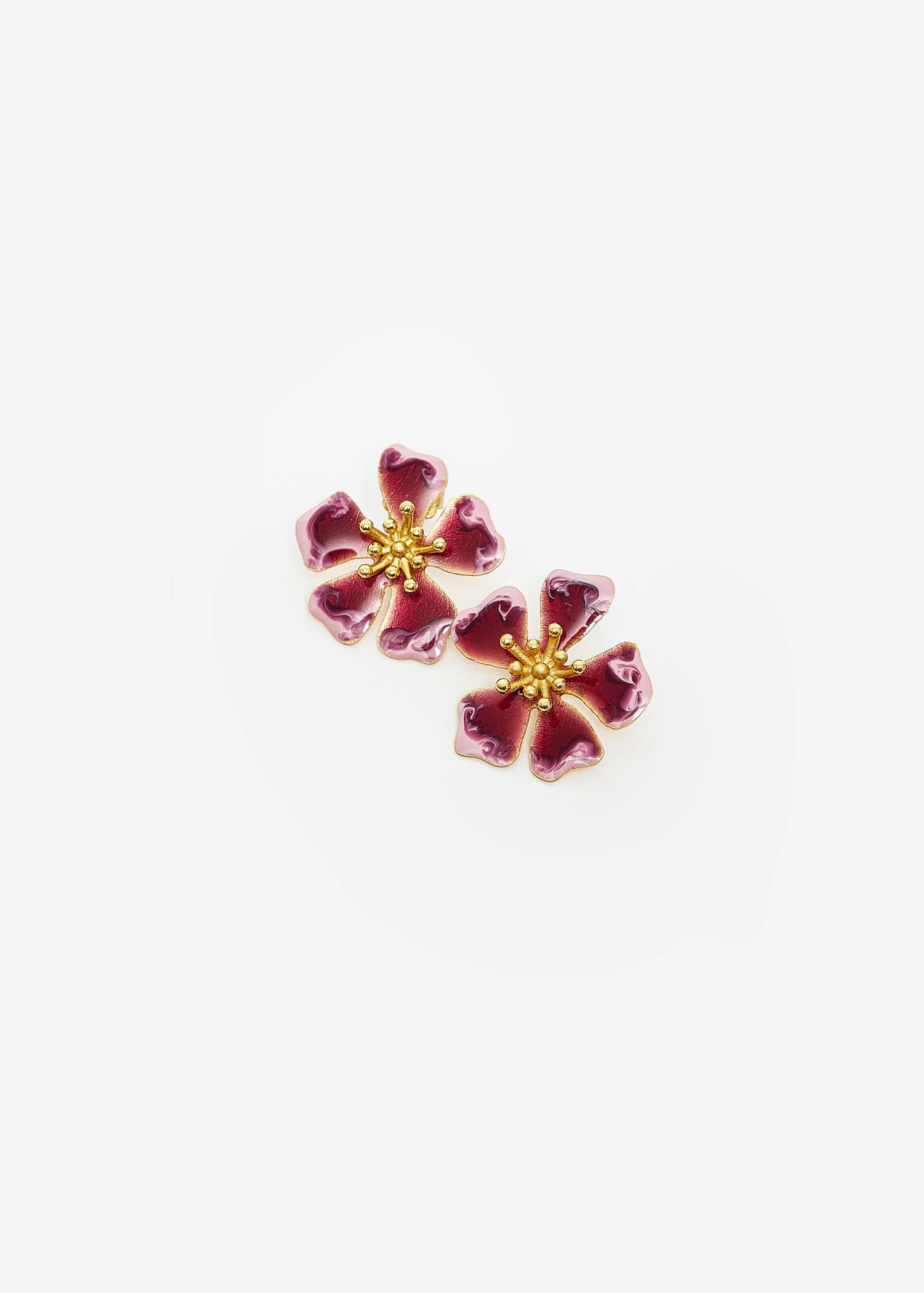 Aretes Aurora Midi Burgundy - imagen 1