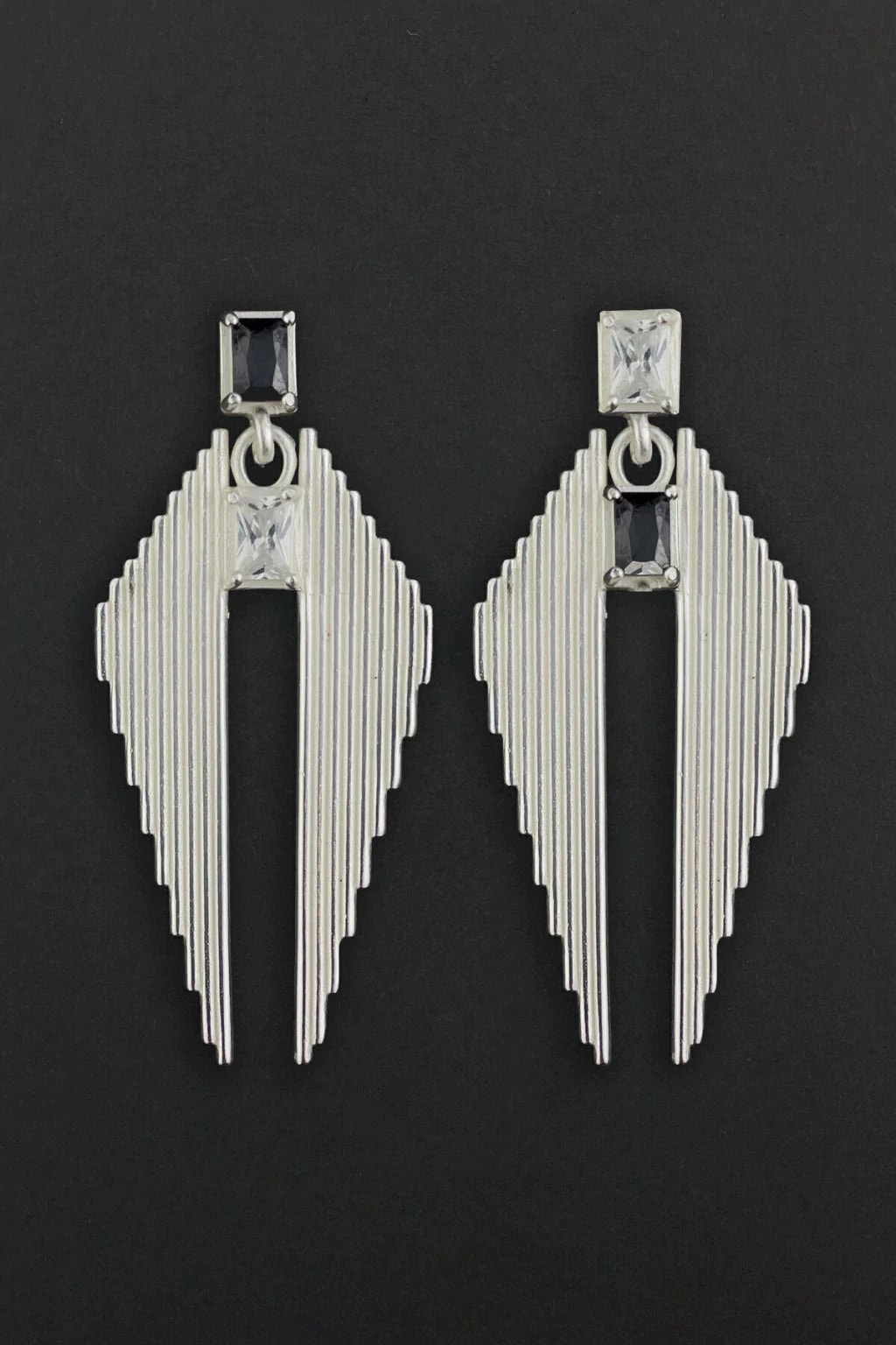 ARETES DECO ROMBO - imagen 1